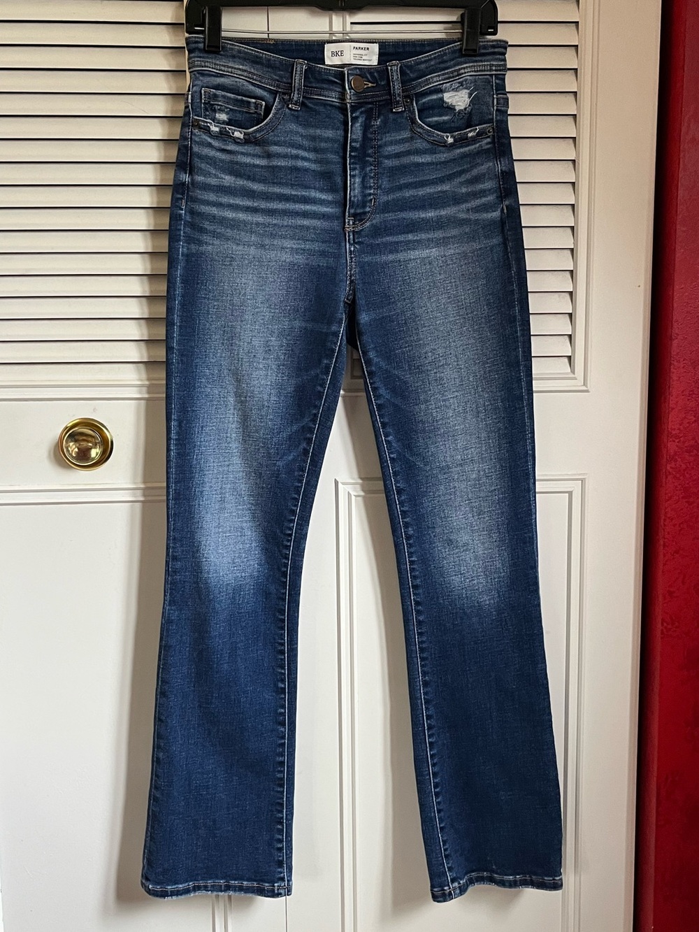 BKE Parker High Rise Tailored Bootcut Jeans Sz 25